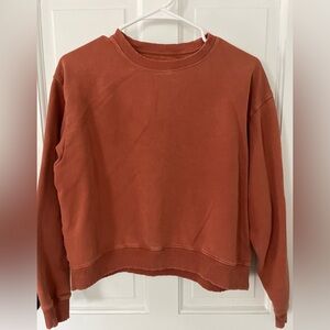 American Eagle Outfitters Burnt Orange Sweatshirt women’s small